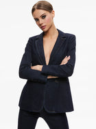 Alice and Olivia Macey NTCH CLR Fitted Blzr