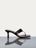 Frame Le Casimere Thong Sandal in Noir