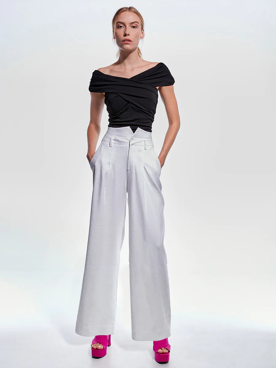 AS By DF Joni Crossover Top - Black