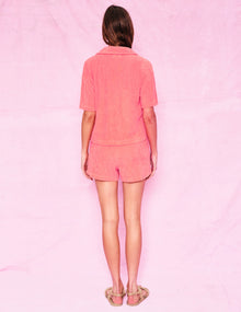 Sundry SS Crop Button Down -Punch