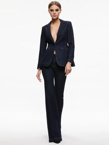 Alice and Olivia Macey NTCH CLR Fitted Blzr