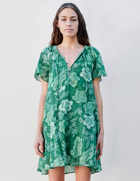 Sundry Mini S/S Swing Dress - Everly Floral