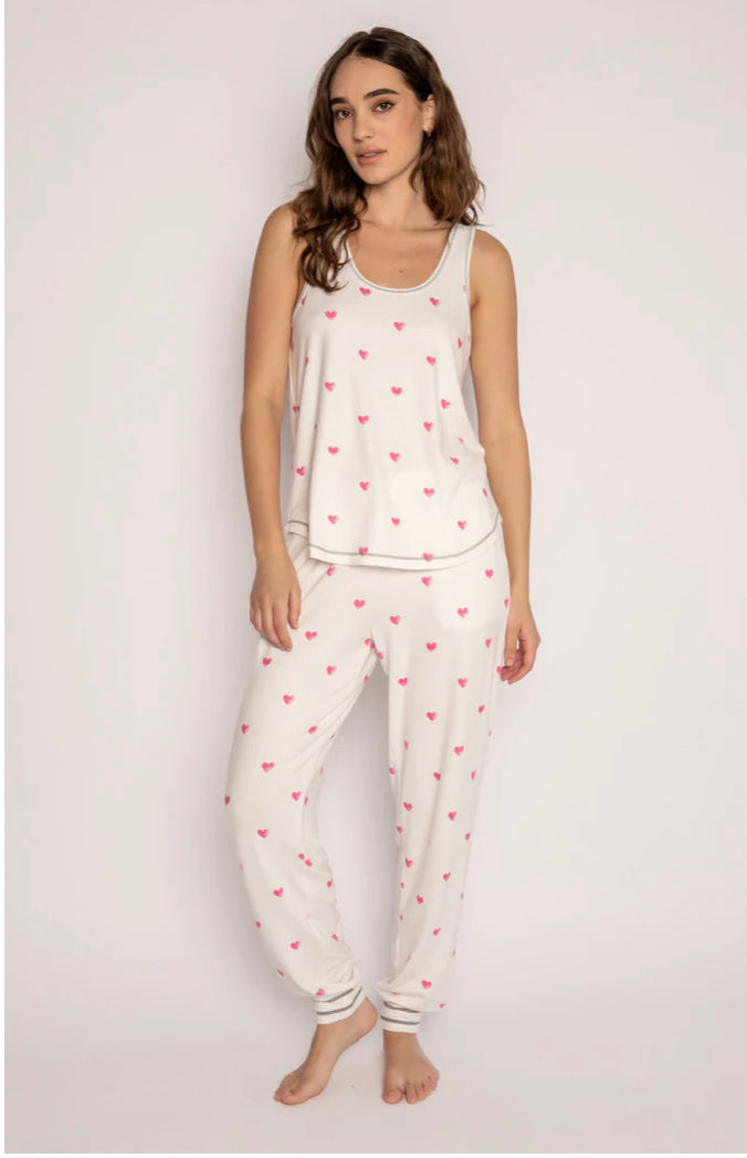 PJ Salvage Bright Stars & Brave Hearts Tank - Ivory