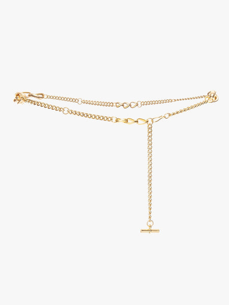 Frame Gold Chain Belt