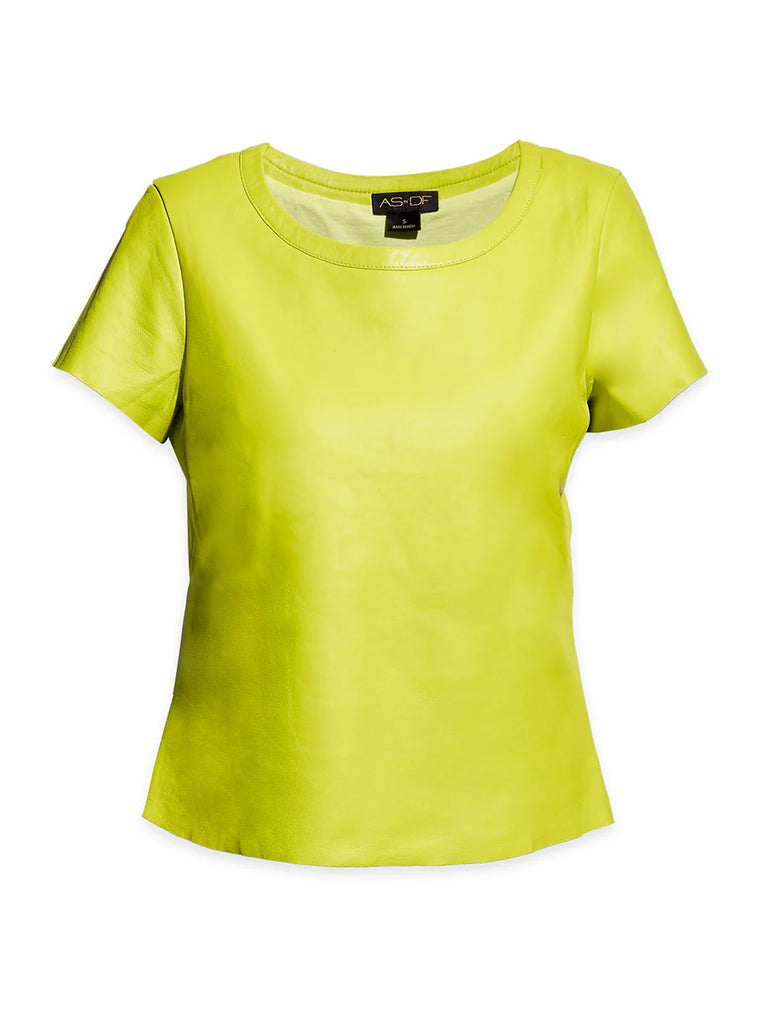 ASbyDF NEW GUARD LEATHER TEE