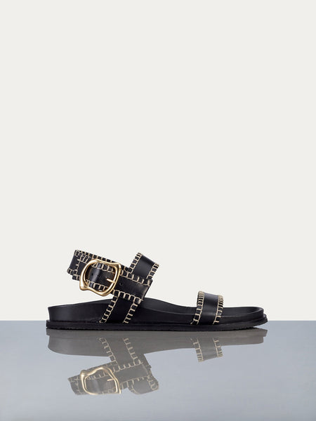 Frame Le Marcel Sandal - Noir