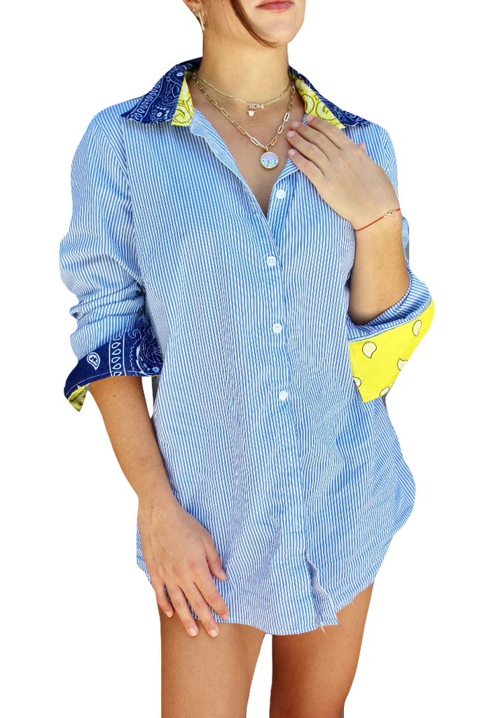 Romibasha Blue Bella Shirt