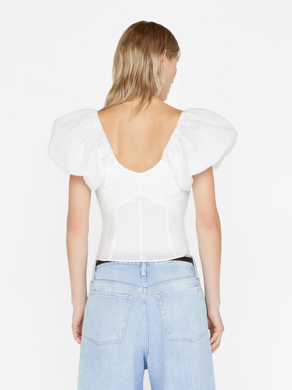 Frame Puff Sleeve Top