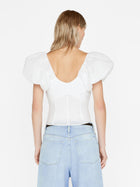 Frame Puff Sleeve Top
