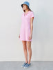 Sundry MINI SHORT SLEEVE POLO DRESS IN BLOSSOM