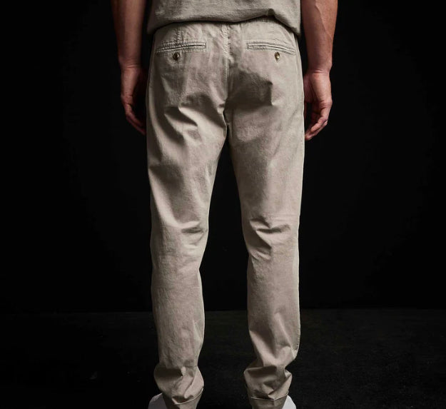 James Perse Mens Cotton Linen Cuffed Trouser