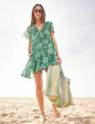 Sundry Mini S/S Swing Dress - Everly Floral