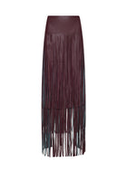 KAROLINE MAXI FRINGE SKIRT