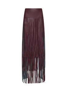 KAROLINE MAXI FRINGE SKIRT