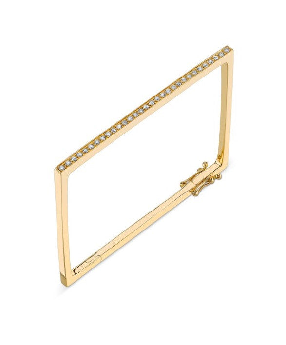 Sydney Evan rectangle pave  bracelet