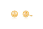 Ef Collection Gold Happiness Stud Earring ( single)