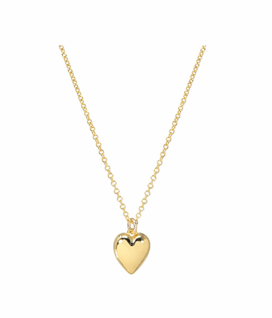 Dogeared Modern Mother + Daughter Forever and Always Shiny Heart Necklace