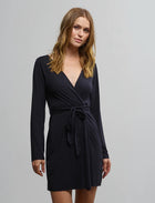 Commando Butter Lounge Robe- Black