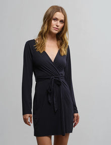 Commando Butter Lounge Robe- Black