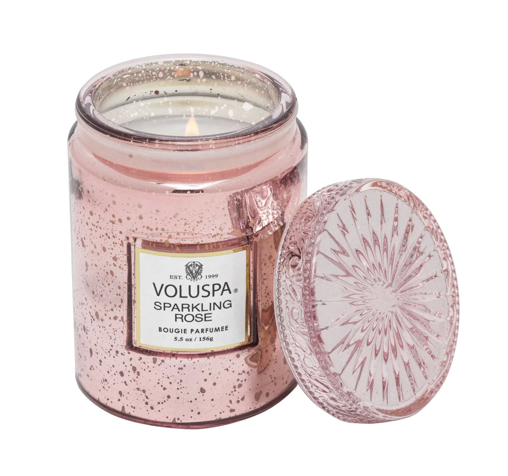 Voluspa Sparkling Rose Small Jar Candle