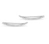 adina reyter large pave curve wing earrings ss