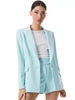 Alice & Olivia Justine roll cuff lg blazer