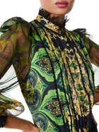 Alice & Olivia Bettina slv top-