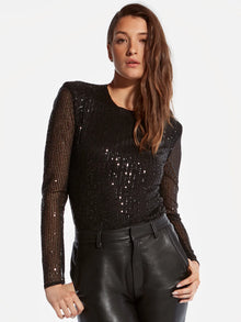 AS by DF Honor Shoulder Top - Black