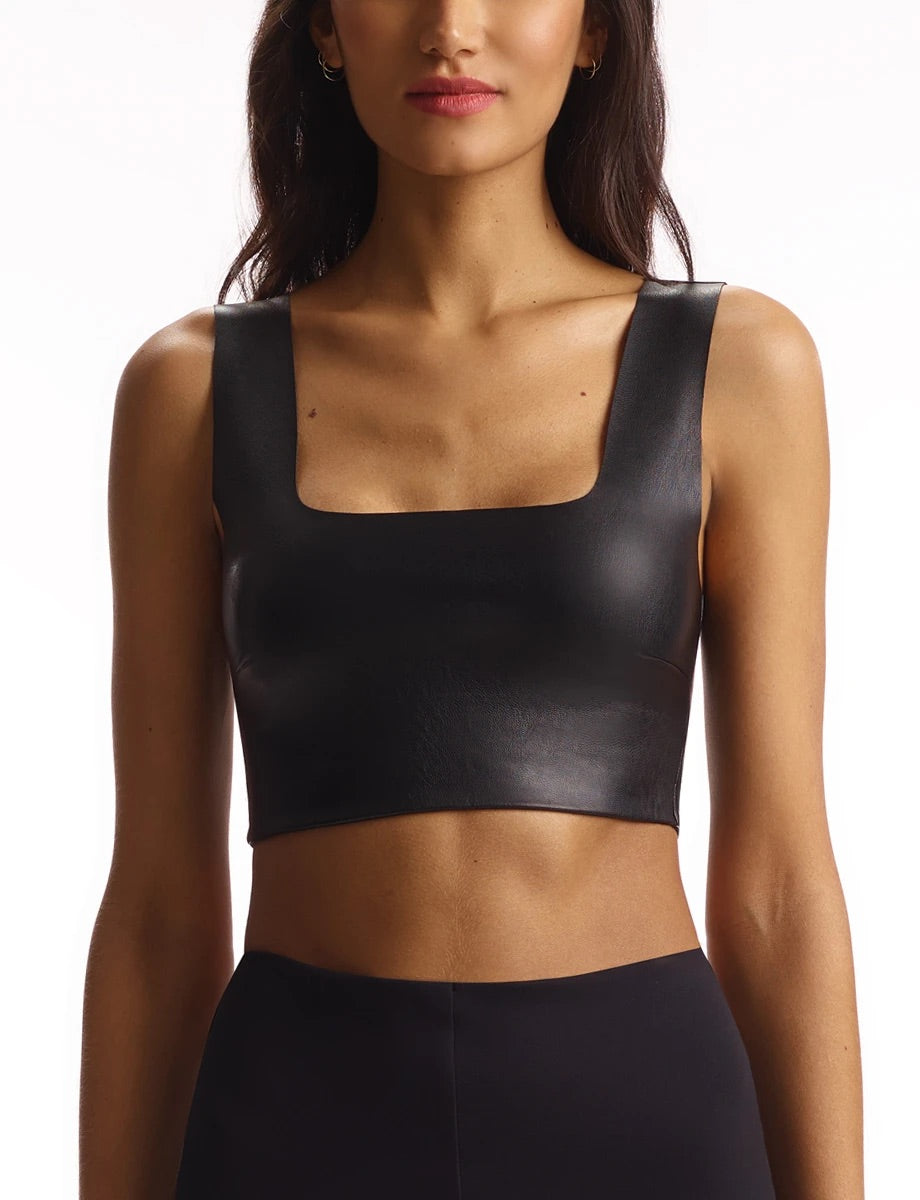 Commando Faux Leather Crop Top