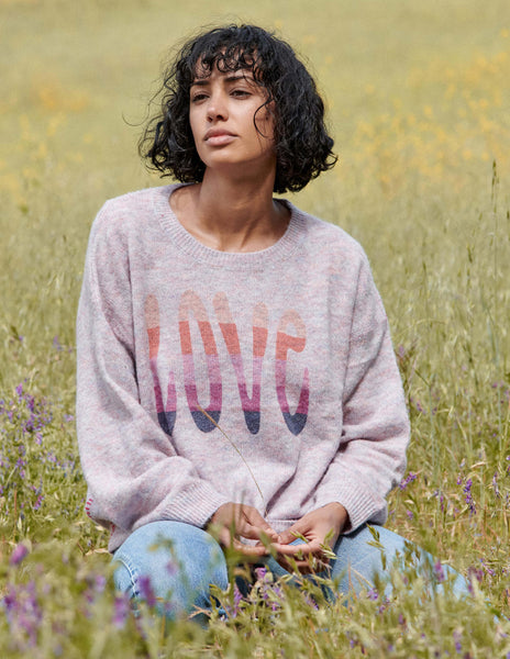 Sundry Love Oversized Sweater - Multicolor