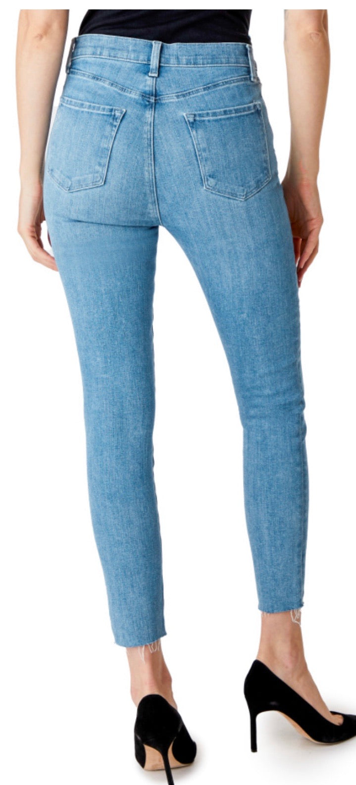 J brand Lillie high rise crop skinny - cloudy