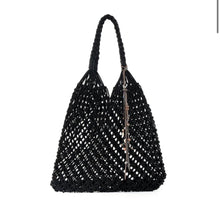 JADEtribe Macrame Sac Charm Tote Sand