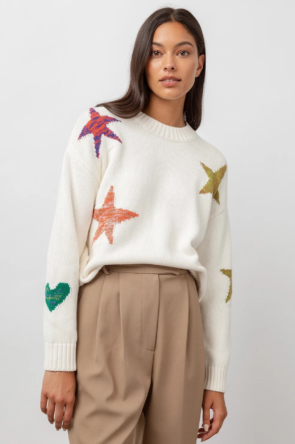 Rails ZOEY - IVORY RAINBOW STARS
