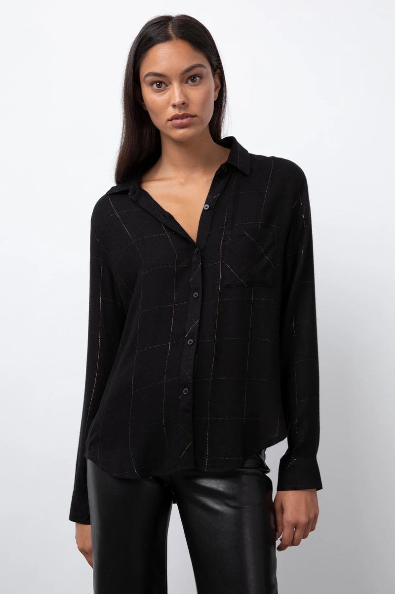 Rails HUNTER - EBONY TINSEL shirt