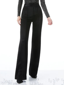 Alice + Olivia Dylan Wide Leg Pant - black