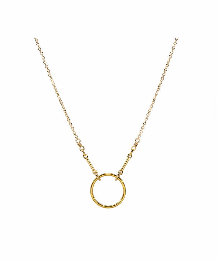 Dogeared What Goes Around Karma Necklace - Gold Dipped