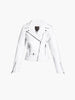 ASbyDF CULT RECYCLED LEATHER JACKET- white