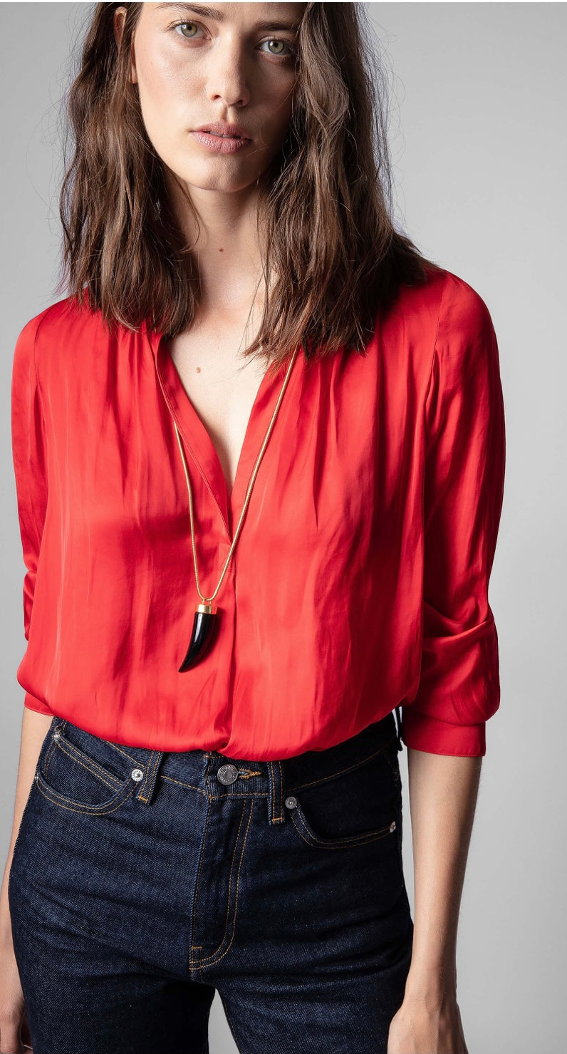 Zadig & Voltaire Tink Tunic- passion