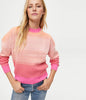 Michael Stars Willa Crew Neck Long a sleeve Pullover - Azalea