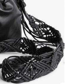 Zadig & Voltaire Rock To Go Leather Macrame