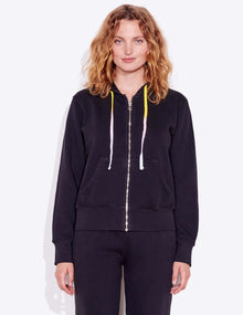 Sundry zip hoodie - black