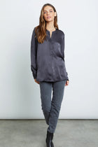 Rails Pearl shirt- Slate
