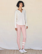 Sundry Gradient Stripes Sweater - Eggshell