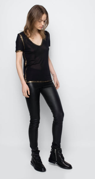 Zadig & Voltaire Tino Gold tee