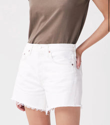 AGOLDE Parker - Long Short Loose Fit- Panna Cotta