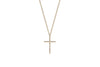 Ef Collection DIAMOND CROSS NECKLACE
