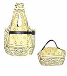 Romibasha Leather Bandana Bucket Bag