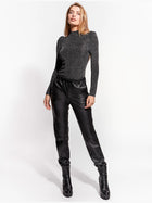 ASbyDF THE UPCYCLED LEATHER JOGGERS