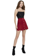 Alice & Olivia HARMON DRAPEY SLIP TANK- black