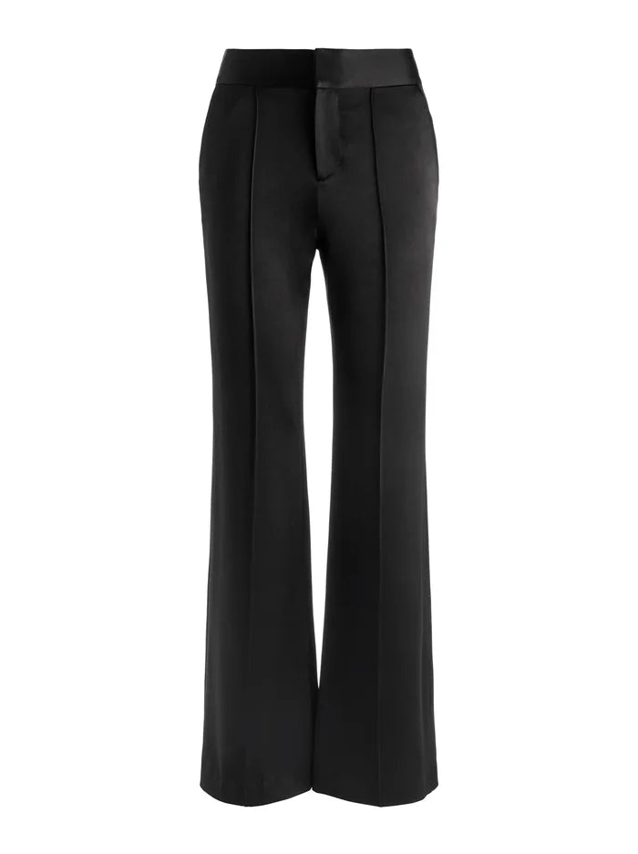 Alice + Olivia Dylan Wide Leg Pant - black
